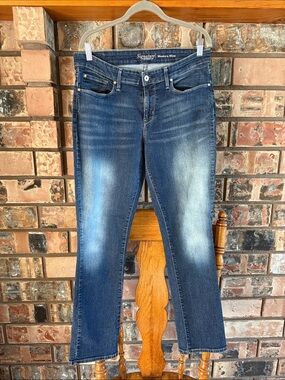 Signature Women's Boot Cut Jeans in Dark Blue Wash